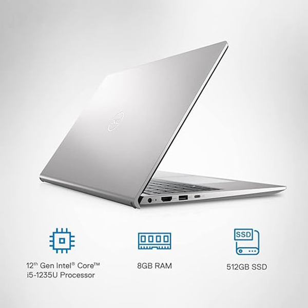 Buy DELL Inspiron 15 3520 Intel Core i5 12th Gen Core i5 - (8 GB/SSD/512 GB SSD/Windows 11 Home) D560885WIN9S (15.6 inch, Platinum Silver, 1.65 kg, With MS Office) Laptop - Vasanth and Co 